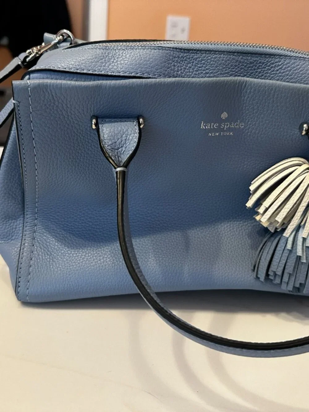 Kate Spade Palmer Drive Maryam- Large handbag- Dusty blue (used once)